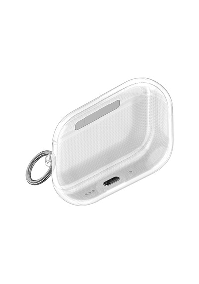 Apple Uyumlu AirPods Pro 3 Wiwu İshield Pro Hc-301 Airbag Tasarımlı Parmak İzi Bırakmayan Kılıf Şeffaf Şeffaf