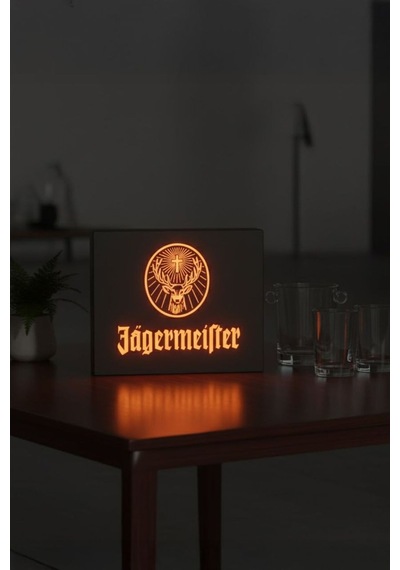 Jagermeister Tasarımlı Dekoratif Aydınlatma Çok Renkli