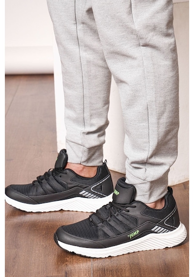 Jump 24865 Çocuk Spor Ayakkabı Siyah/yeşil Siyah