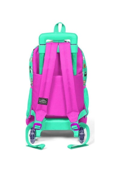 Su Yeşili Neon Pembe Köpek Çok Renkli