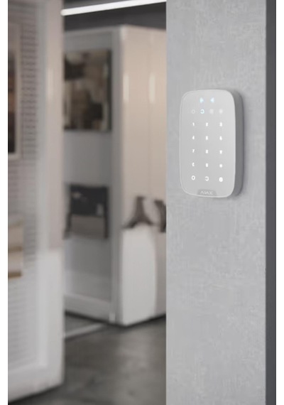 Ajax Keypad Plus Kuyumcu Kablosuz Tuş Takımı Beyaz