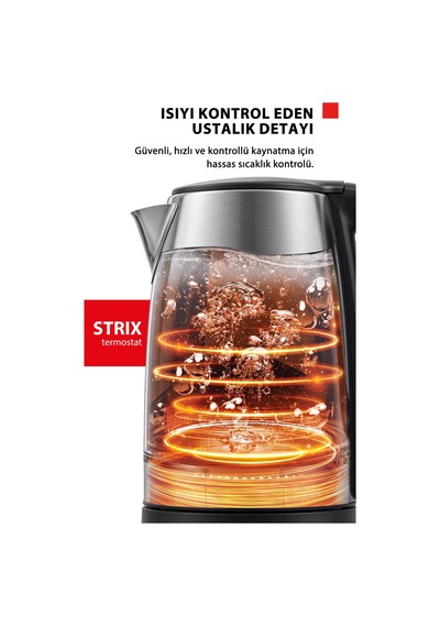 Toshiba KT-17SH1WCIS S 1.7 L Paslanmaz Çelik Su Isıtıcı Kettle