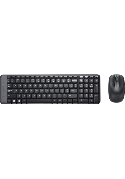 Mk220 Kablosuz Türkçe Klavye Mouse Seti - Siyah