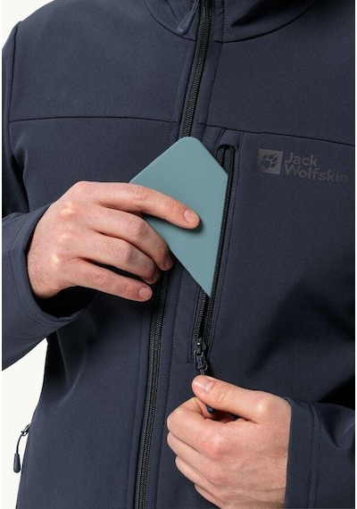 Jack Wolfskin Whirlwind Softshell Erkek Ceket Lacivert A62521-1058 Lacivert