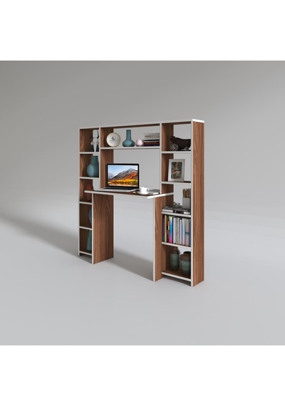 Kenzlife Bilgisayar Çalışma Masası Senna Cvz 140 130 20 Kitaplıklı Ofis Sekreter Laptop Beyaz Kenzlife Bilgisayar Çalışma Masası Senna Cvz 140 130 20 Kitaplıklı Ofis Sekreter Laptop Beyaz