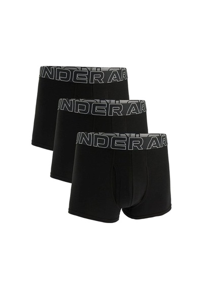 Under Armour Performance 3 Pack Erkek Boxer Siyah