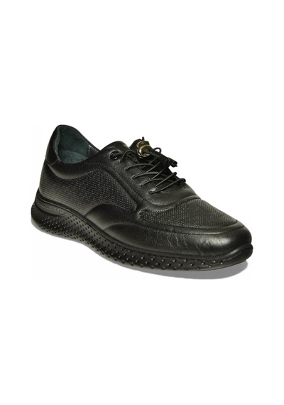 Fox Shoes Y999255803 Siyah Hakiki Deri Kadın Spor Ayakkabı Sneakers Siyah