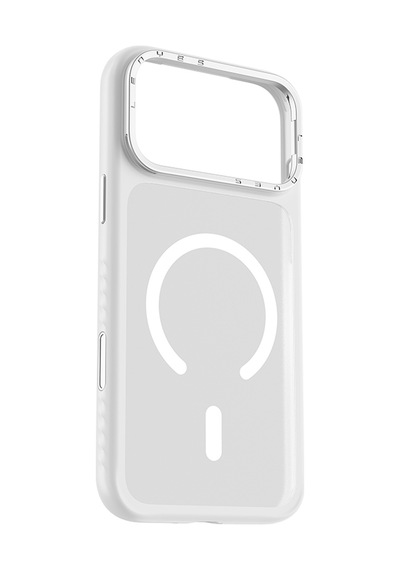 Apple Uyumlu iPhone 17 Pro Max  Kılıf M-safe Özellikli Metal Kamera Standlı Lenyes Ck226 Pc Kapak Şeffaf Şeffaf