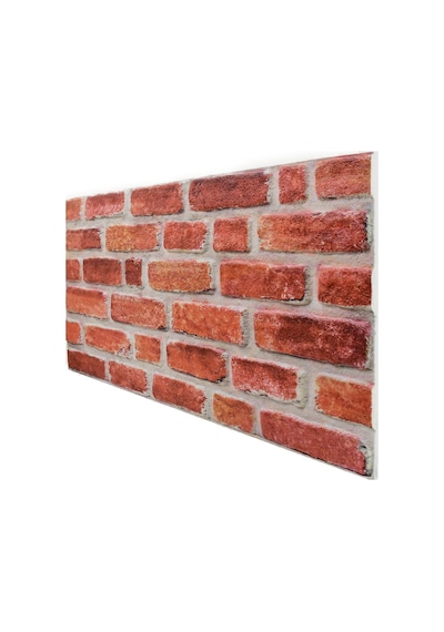 5 Adet X Tuğla Desenli 3D Strafor Köpük Duvar Kaplama Paneli (446785429)