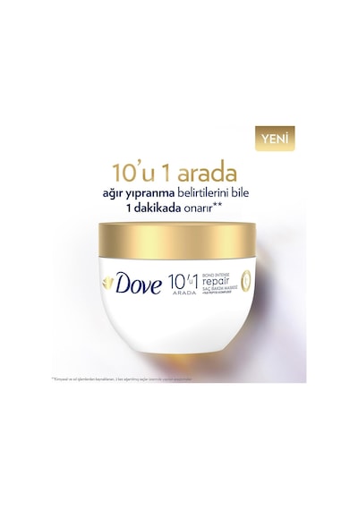 Dove 10'u 1 Arada Saç Bakım Maskesi Bond Intense Repair Ve Peptid Kompleksi 265 Ml