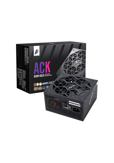 1st Player Ack 850w 80+ Gold Full Modüler Apfc Atx3.1/pcı-e 5.1 7 Yıl li Siyah Güç Kaynağı