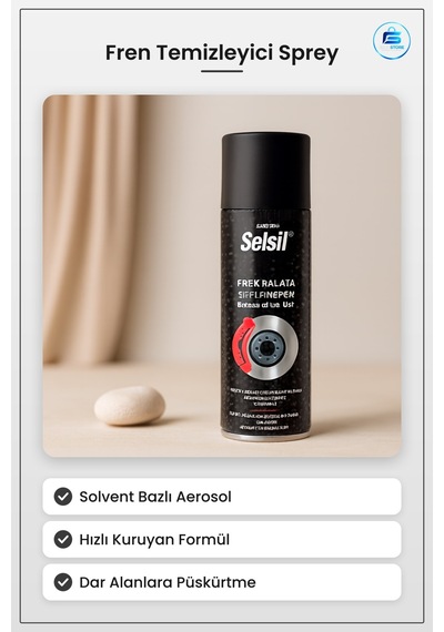 Fren Balata Temizleyici Sprey 500 Ml Disk Kampana Metal Yüzey Yağ