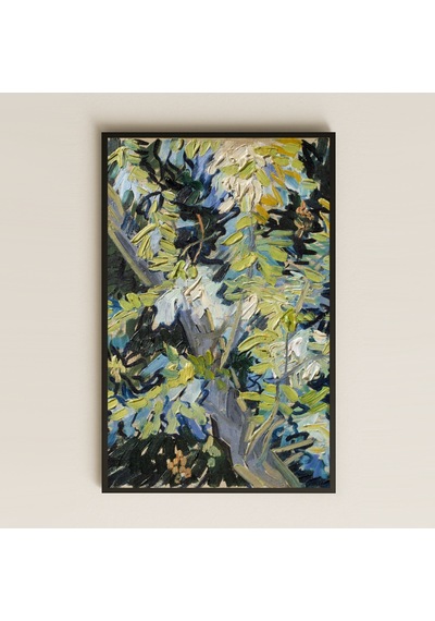 Van Gogh Akasya Dalları - Uv Baskılı Sanat Pvc Tablo