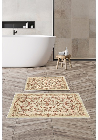 Alanur Trend Kaymaz Taban Dijital Banyo Takımı Kt460 Bordo