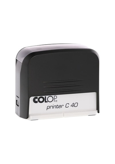 Colop Prınter C40 Siyah Kasa Siyah Keçe - 23 x 59 MM