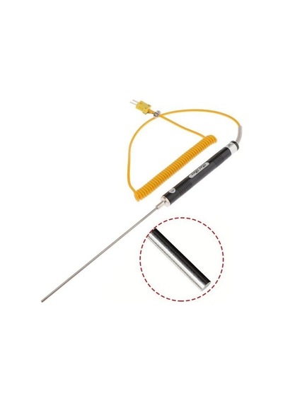 Nr 81530b K Tipi Düz Uçlu Sıcaklık Ölçer Prob -50 C +500 C