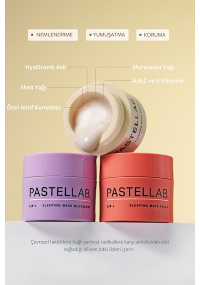 Pastel Peach Sleeping Lip Mask