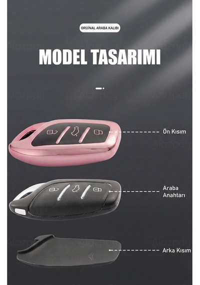Mg Hs Zs Zx Gt Ev Mg5 Mg6 Roewe Rx3 Rx5 I5 Erx5 I5 I6 Parlak Tpu Anahtar Kılıfı Gümüş