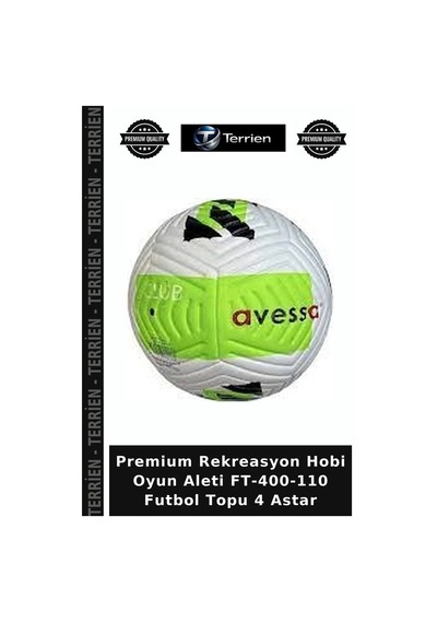 Premium Rekreasyon Hobi Oyun Aleti Ft-400-110 Futbol Topu 4 Astar Çok Renkli