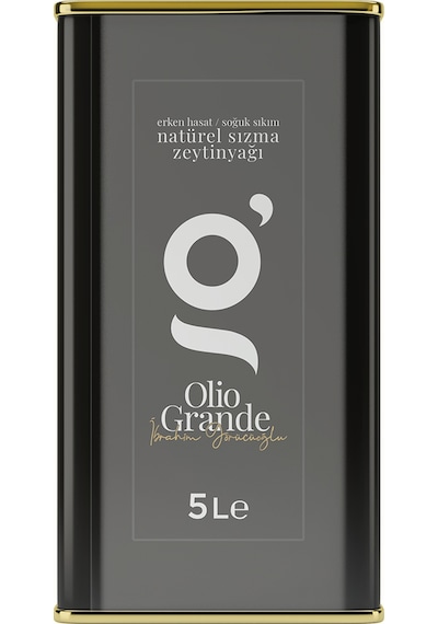 Olio Grande Erken Hasat Soğuk Natürel Sızma Zeytinyağı Teneke 5 L