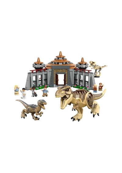LEGO 76961 Jurassic World Ziyaretçi Merkezi: T. Rex Ve Raptor Saldırısı 693 Parça