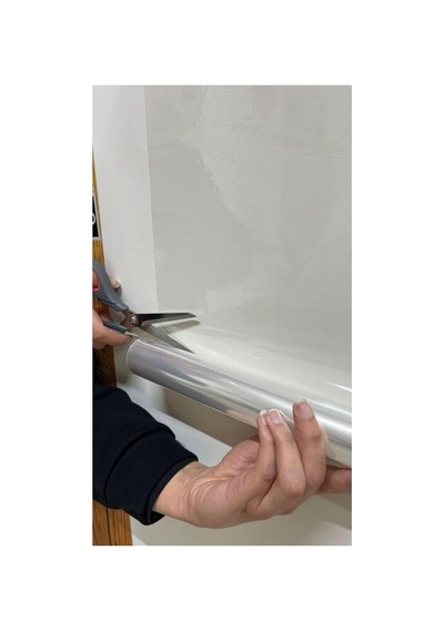 Ekonomik 50 Cm X 5 Metre Şeffaf Statik Akıllı Kağıt Tahta Yazı Tahtası Şeffaf