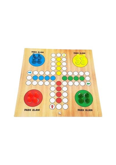 Geleneksel Eğlenceli Aile Oyunu Ahşap Kızma Birader Ebat: 29 Cm X 28,9 Cm