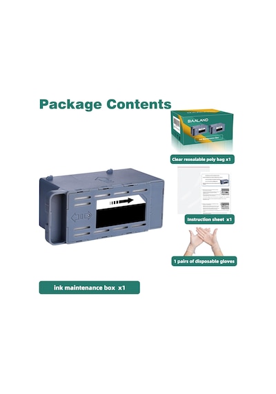 C9345 Mürekkep Bakım Kutusu Ep Et-8550 Et-16600 Et-16650 Et-5850 Et-5880 Et- Et-5800 Wf-7840 Wf-7820 Wf-7310 C12c934591 Bakım Kutusu