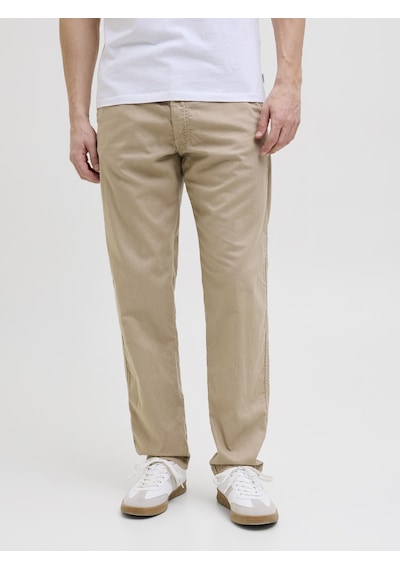Jack & Jones Jack Jones Keten Rahat Kesim Erkek Pantolon 12274977 Krem