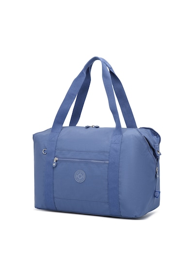 Smart Bags Orta Boy Su Geçirmez Extra Hafif Krınkıl Kumaş El Valizi Ve Spor Çantası Mavi