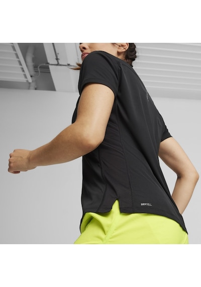 Puma Run Favorites Velocity Kadın Siyah Yuvarlak Yaka Tişört 52506101 Siyah