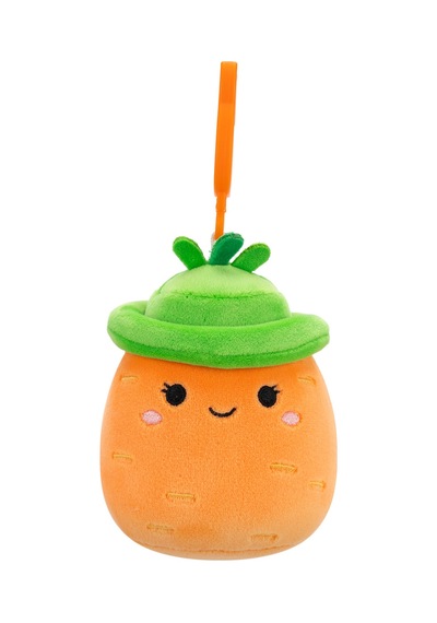 Squishmallows Havuç Caroleena 10 Cm Klipsli Cp00462 Çok Renkli