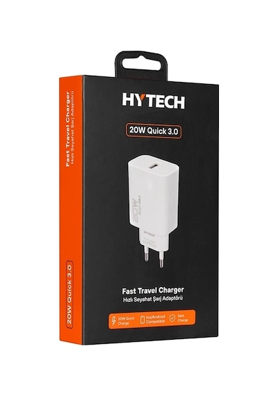 Hytech Hy-xt60 20w 3.0a Hızlı Şarj Adaptörü Siyah