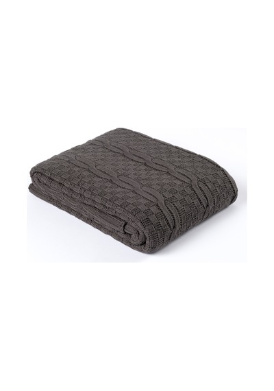 Mendi Gri Akrilik Throw Tv Battaniyesi 130x170 2533 Gri