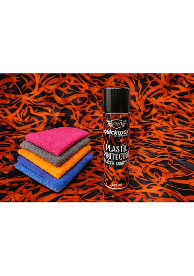 Plastik Koruyucu Yenileyici Sprey Ve Mikrofiber Uygulama Bezi