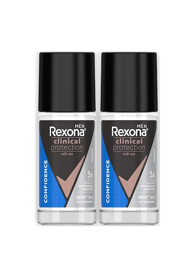 Rexona Men Clinical Protection Confidence Erkek Roll On 45 Ml X2