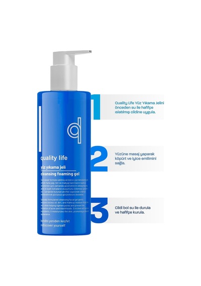 Quality Life Yağlı Karma Ciltler İçin Yüz Yıkama Jeli 400 ML