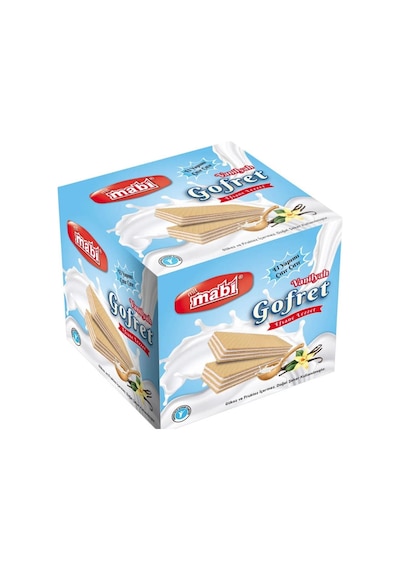 Mey İthalat Mabi El Yapimi Citir Gofret Vanilyali 600gr