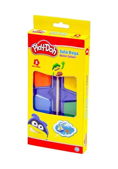 Play-doh 8 Renk Sulu Boya 35 MM Su008