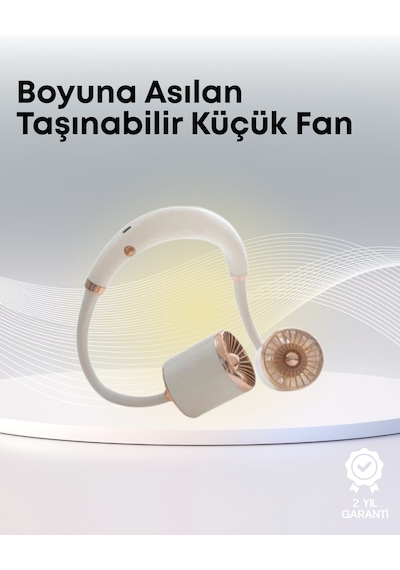 Yazlık - 403 - Tnabilir Sessiz Boyun Fanı 3 Kademe - Csmo-tex - Hız Ayarlı