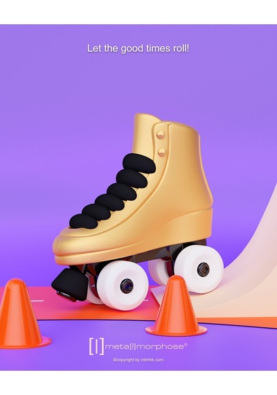 Metalmorphose Roller Skate Anahtarlık