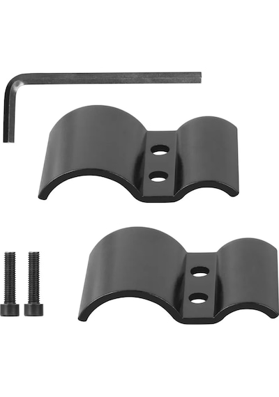 2x10mm 31mm Namlu Montaj Klip Taktik El Feneri Torch Sight Lazer Kapsam Kelepçe Çok Renkli