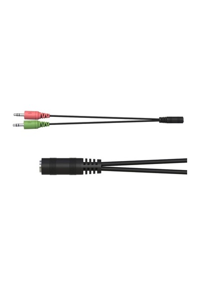 Jopus 3.5mm Aux Kulaklık Mikrofon Girişi Ayırıcı Çoklayıcı - PC Laptop Mikrofon Ses Dönüştürücü JO-AC01
