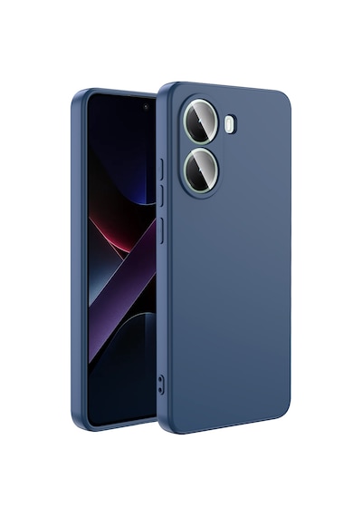 Zore Poco X7 Pro Kılıf Ogaa Mara Lansman Kapak - Lacivert