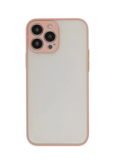 Newface Apple İphone 14 Pro Kılıf Montreal Silikon Kapak - Pembe
