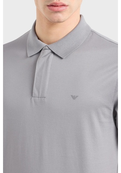 Emporio Armani Erkek Polo Yaka T Shirt Em000080 Af10094 U8060 Gri