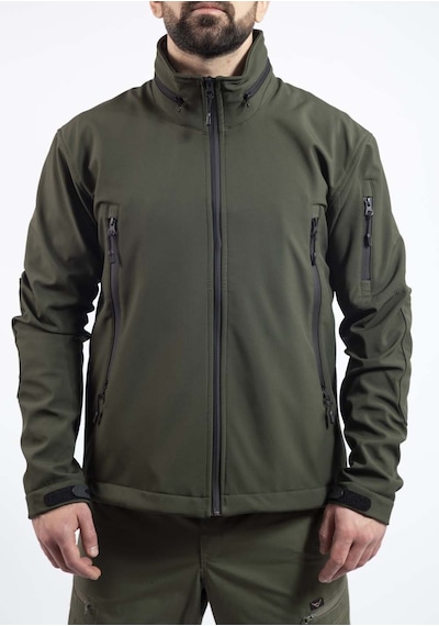 Vav Wear Tactical Outdoor Softshell Erkek Mont Shellht04 Haki