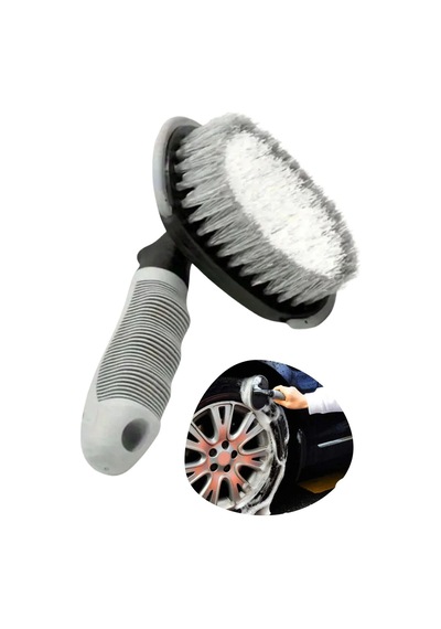 Durukar Çok Amaçlı Araç Temizlik Fırçası Oto İç Ve Dış Yüzeyler, Koltuk, Halı, Torpido Ve Jant İçin Ergono Çok Renkli