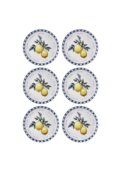 The Mia Odore Di Limone Servis Tabağı 6lı Set 26 Cm Odl004