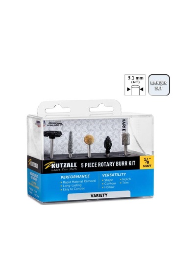 Kutzall 18vkıt01 Karışık Ahşap Törpü Seti 5 Parça Sap: 3.1mm